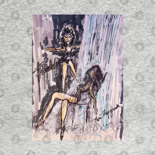 Flashdance Jennifer Beals by TheArtQueenOfMichigan 